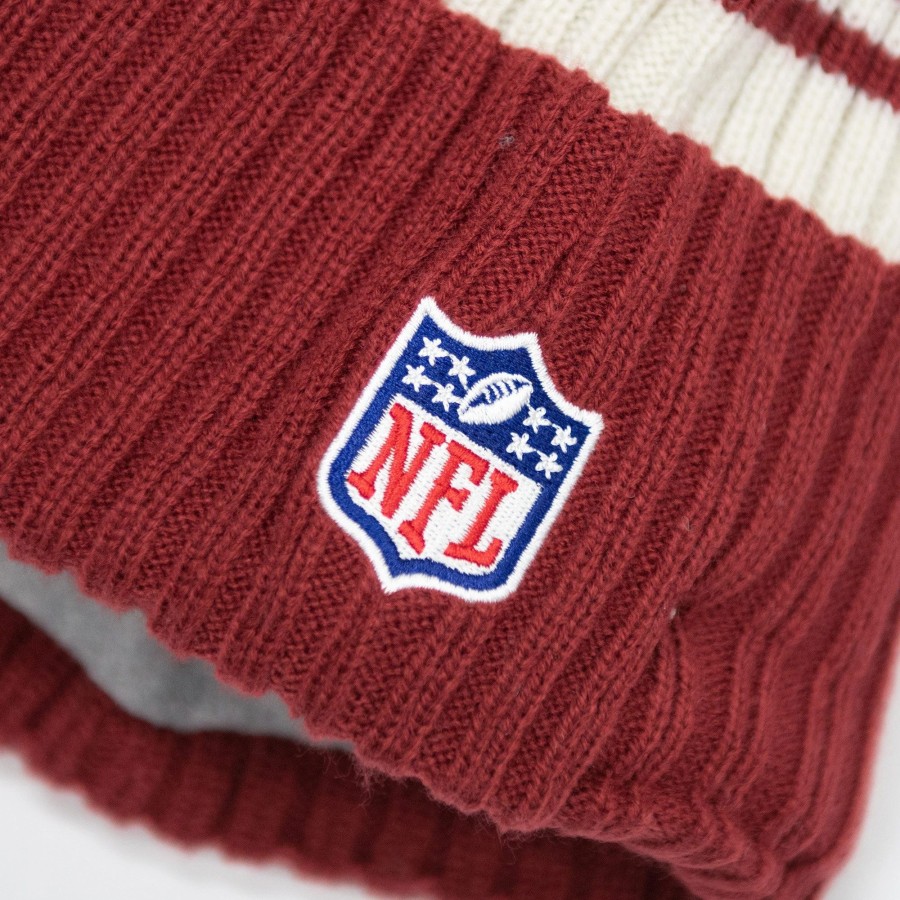 Knit | * New Era Nfl Washington Commanders Pom Knit Red/White