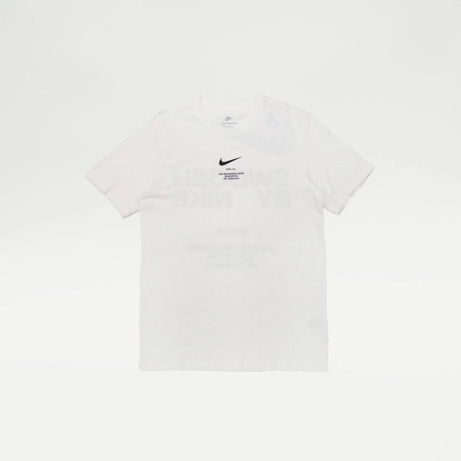 Tees | * Nike Big Swoosh Graphic Tee White