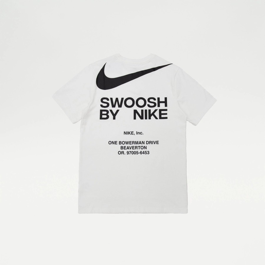 Tees | * Nike Big Swoosh Graphic Tee White