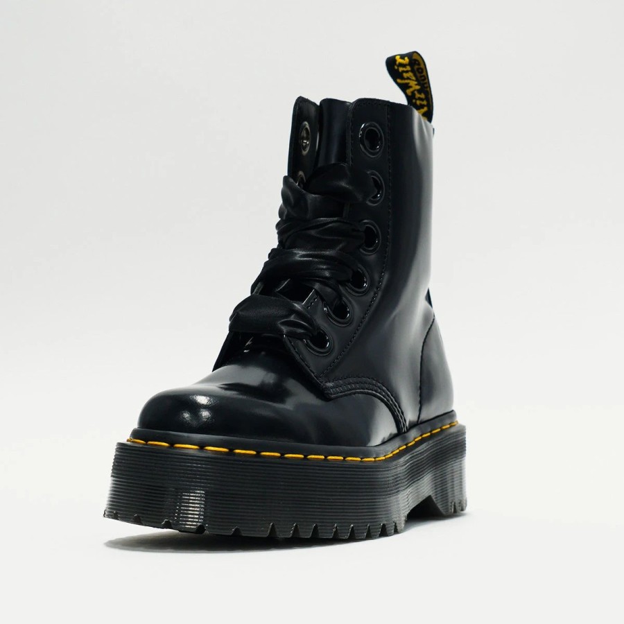 Boots & Booties | * Dr. Martens Molly (W) Black/Black