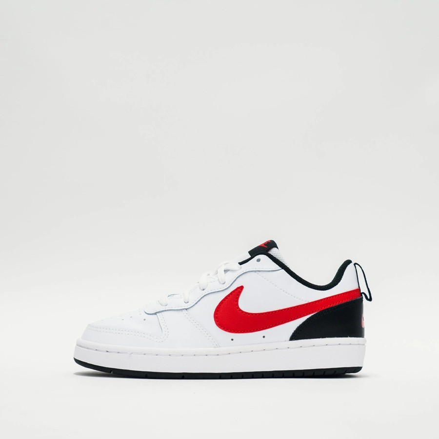 Big Kids | * Nike Court Borough Low 2 (Big Kids) White/University Red/Black