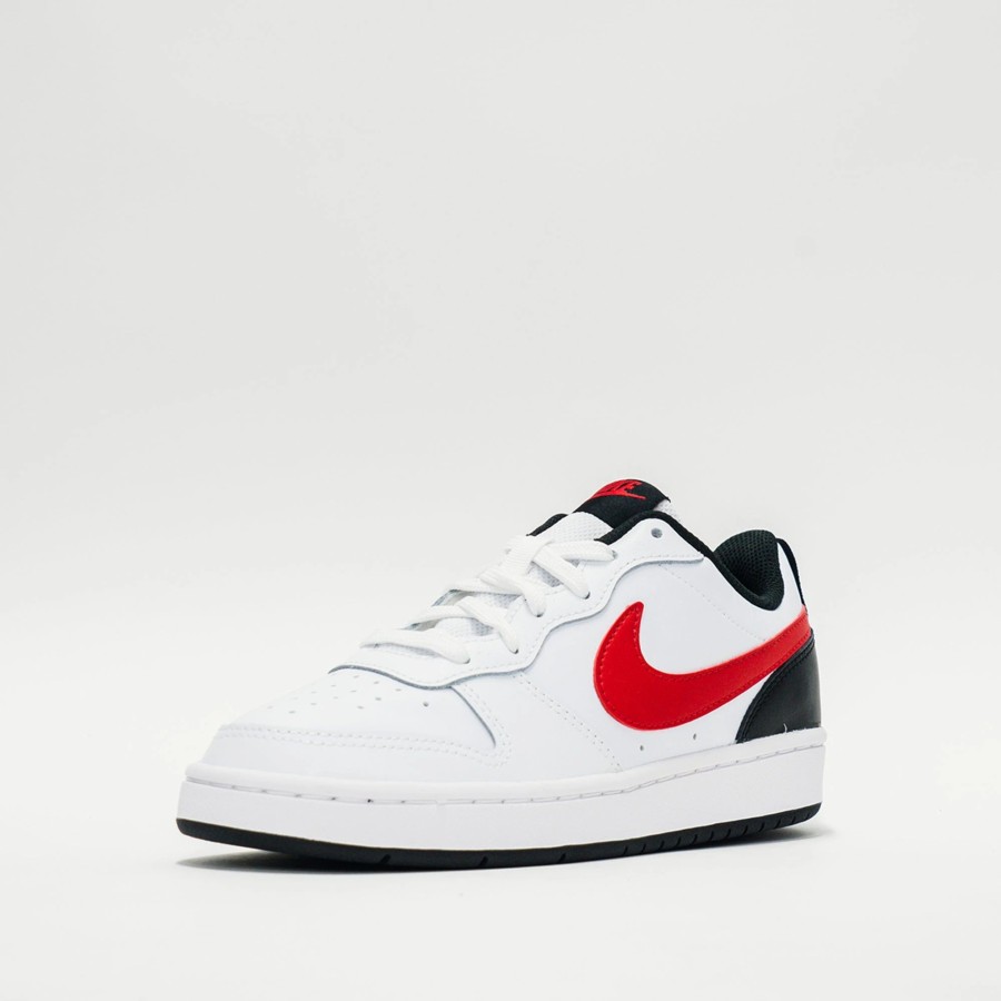 Big Kids | * Nike Court Borough Low 2 (Big Kids) White/University Red/Black