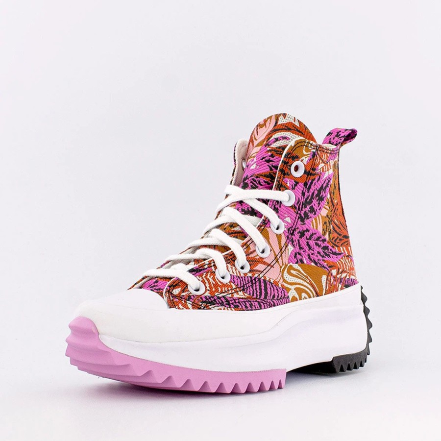 Sneakers | * Converse Run Star Hike Platform Tropical Florals (W) Mantra Orange/Black/White