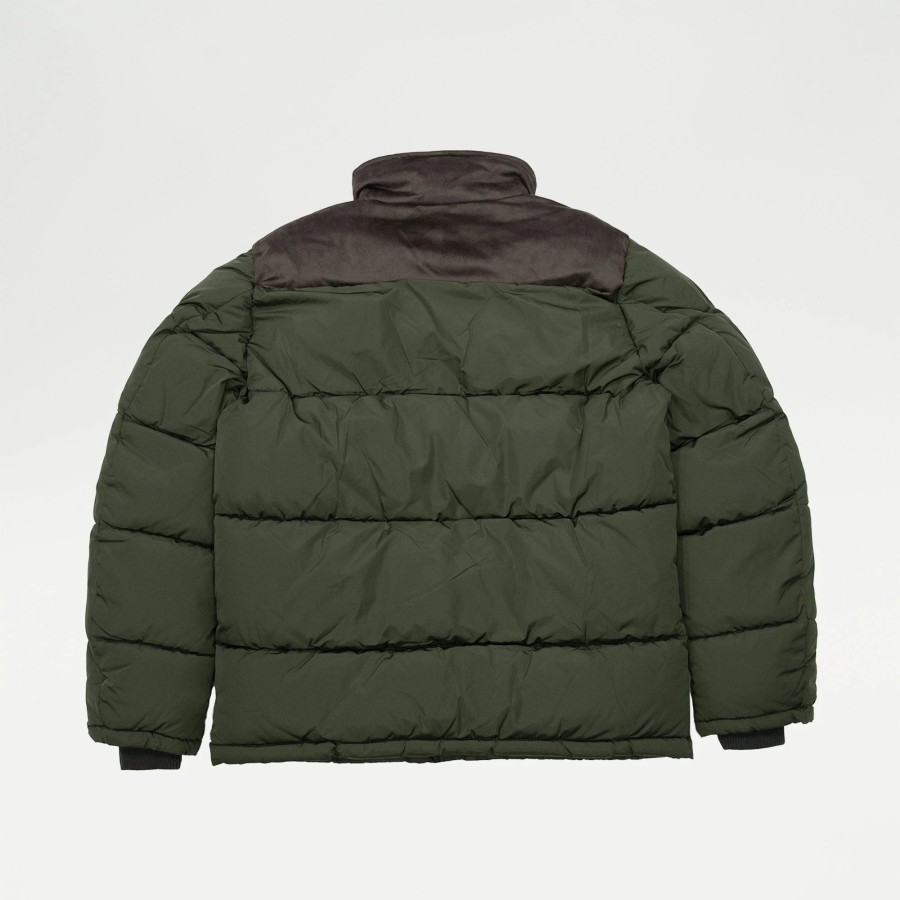 Outerwear | * Spire Rider Puffer Jacket Olive Green/Brown