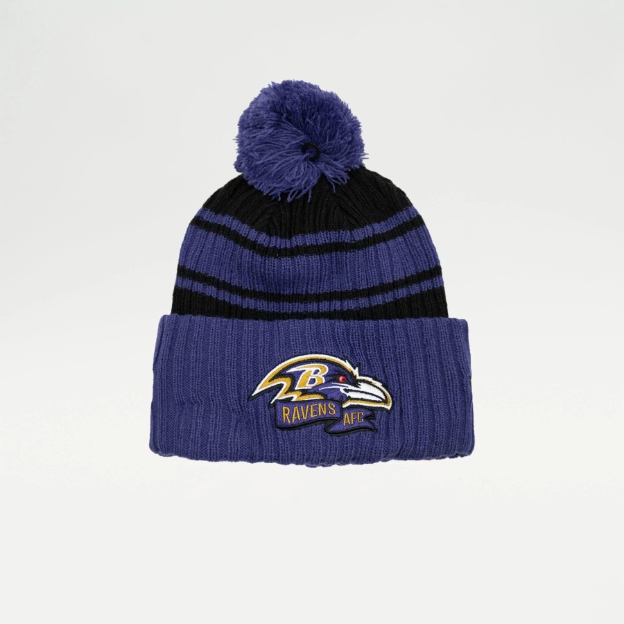 Knit | * New Era Nfl Baltimore Ravens Pom Knit Black/Purple