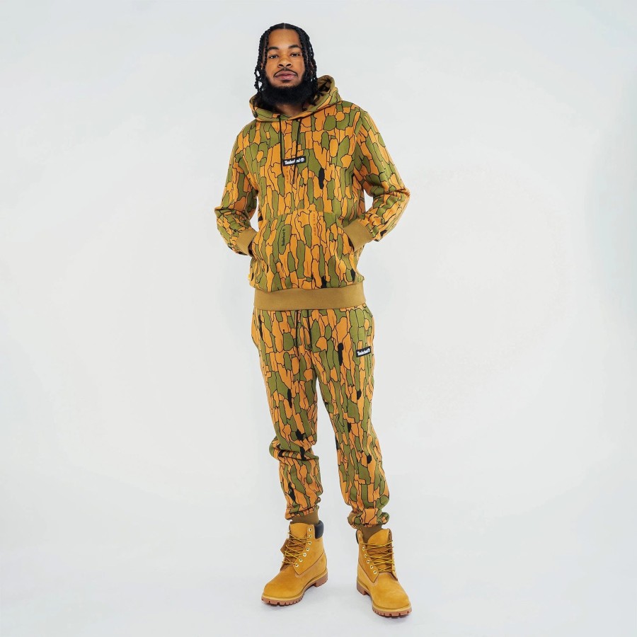 Sweatpants | * Timberland Camo Sweatpants Light Camo Tree Bark Print