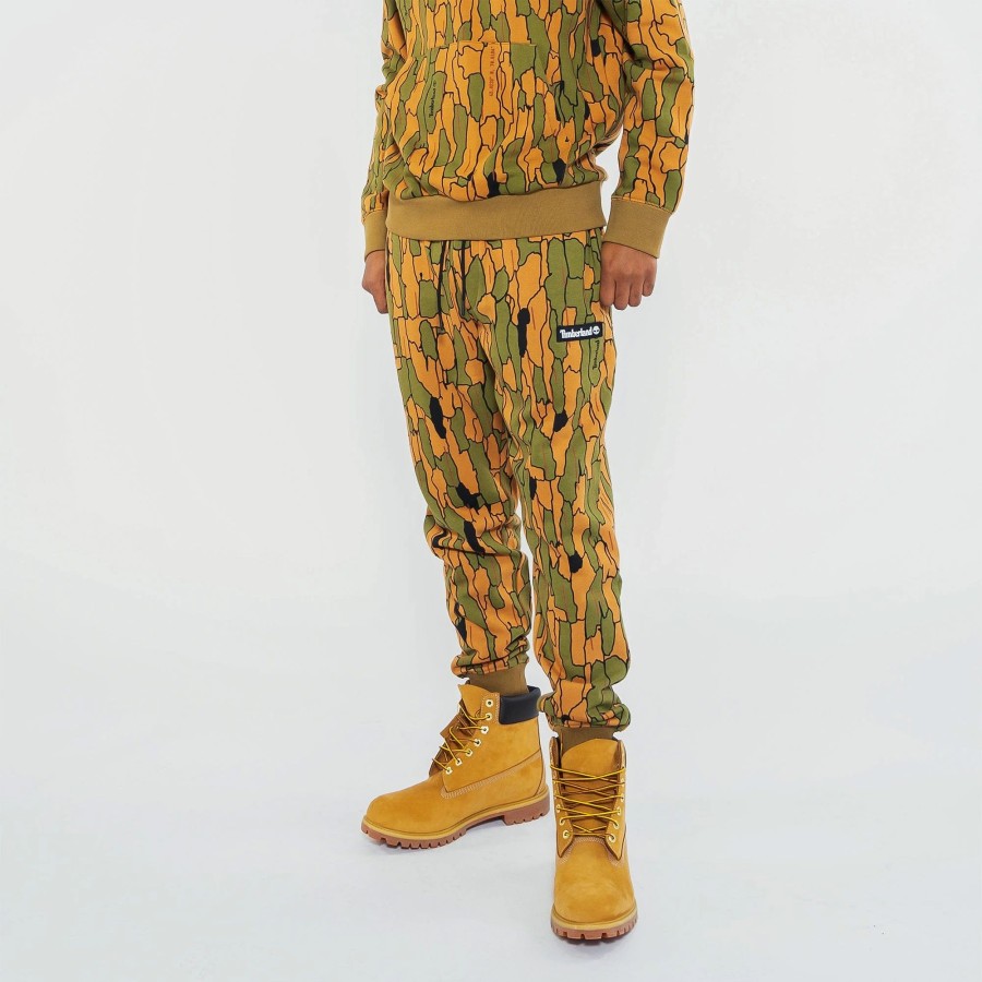 Sweatpants | * Timberland Camo Sweatpants Light Camo Tree Bark Print