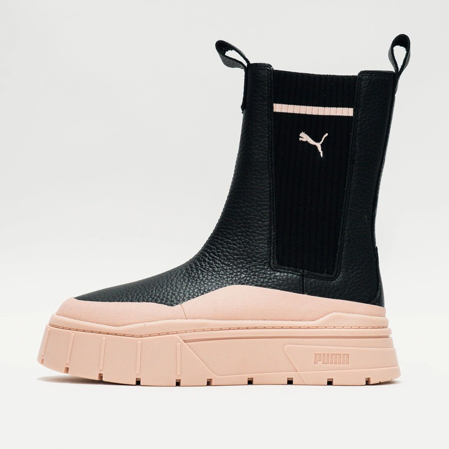 Boots & Booties | * Puma Mayze Stack Chelsea Boot (W) Puma Black/Rose Quartz