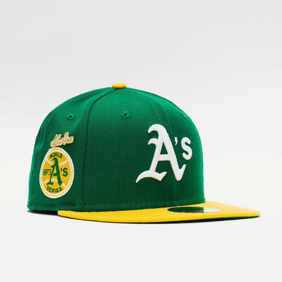 Fitted | * New Era Mlb Oakland A'S Logo History 59Fifty Fitted Green