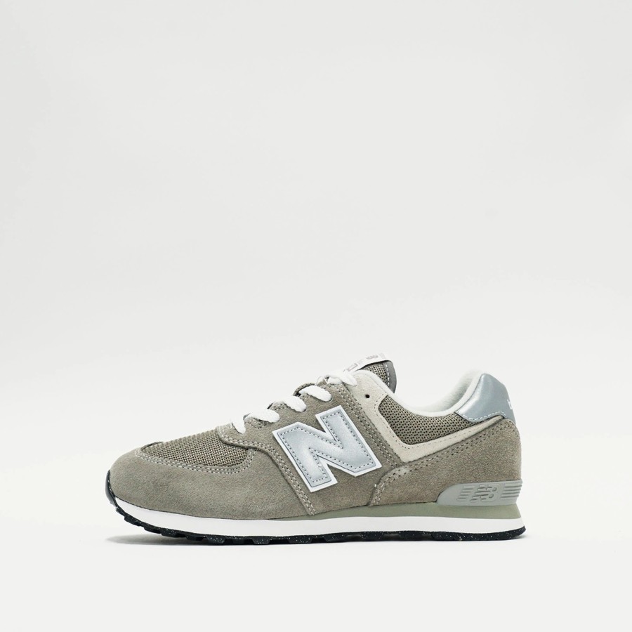 Big Kids | * New Balance 574 Core (Big Kids) Grey With White