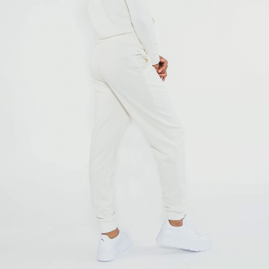 Bottoms | * Puma Essentials+ Embroidery Pants Off White