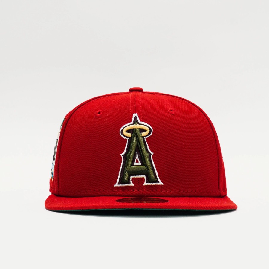 Fitted | * New Era Mlb Los Angeles Angels 59Fifty Fitted Botanical Pack Red