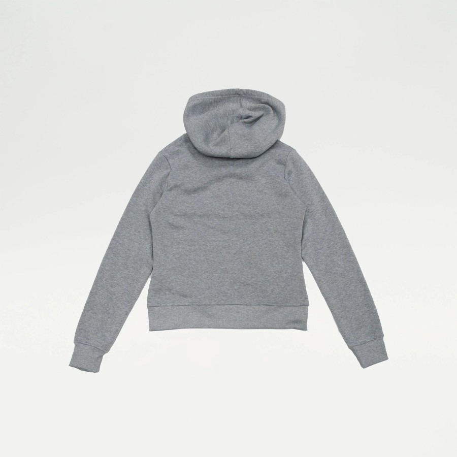 Tops | * Red Fox Zip Up Fleece Hoodie Grey