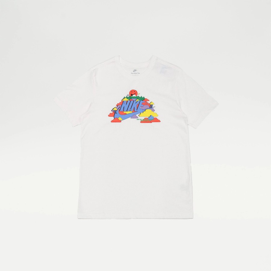 Tees | * Nike Sportswear Find A Rainbow Graphic Tee White